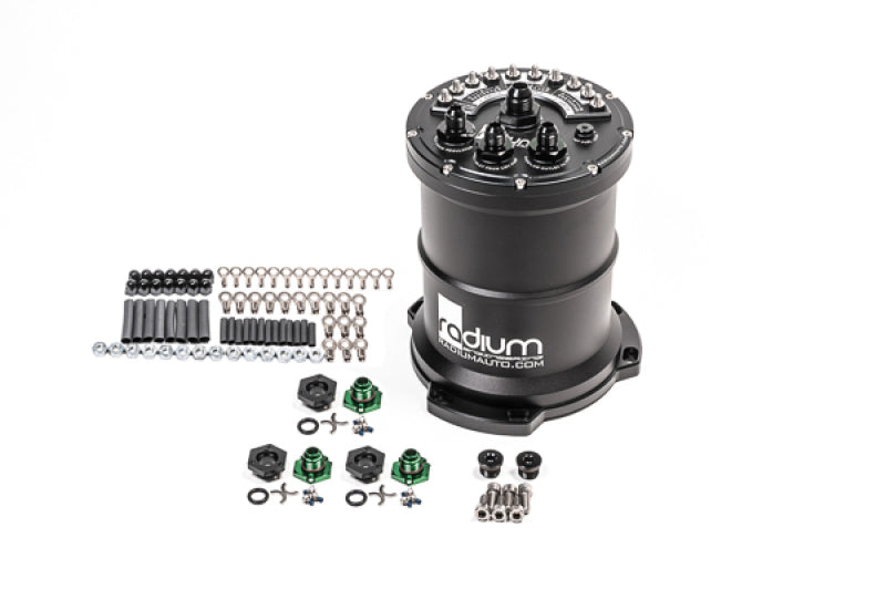 Radium Multi-Pump Fuel Surge Tank Fits Bosch BR540 / Deatschwerks DW400 (Pumps Not Included)-thumbmail-1
