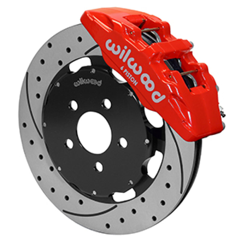 Wilwood 03-05 Dodge Neon SRT-4 Forged Dynapro 6 Big Brake Front Brake Kit 12.19 - Red-thumbmail-1