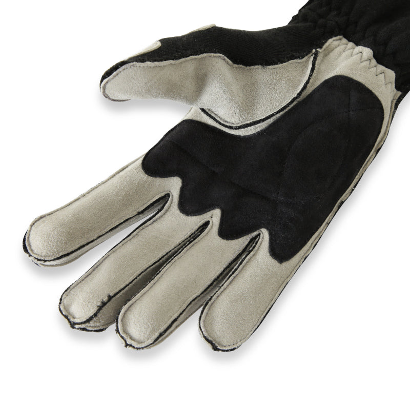 RaceQuip SFI-5 Gray/Black Small Outseam Angle Cut Glove-thumbmail-2