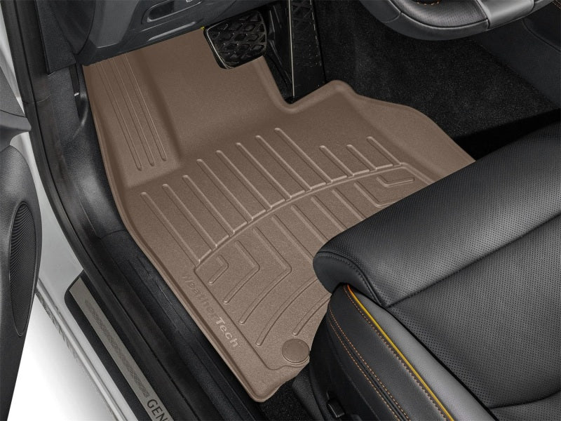 WeatherTech 2026 Genesis GV70 1st Row Front FloorLiner HP - Tan-thumbmail-3