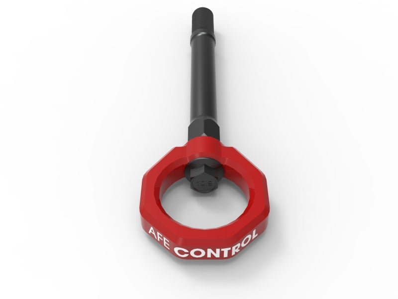 aFe CONTROL Front Tow Hook Red-thumbmail-4