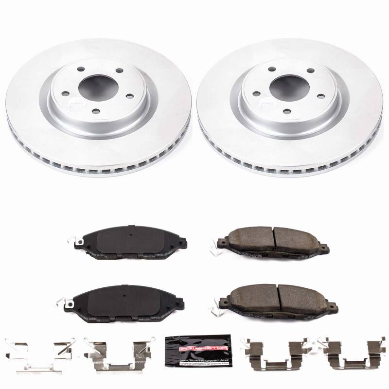 Power Stop 2013 Infiniti JX35 Front Z23 Coated Brake Kit-thumbmail-1