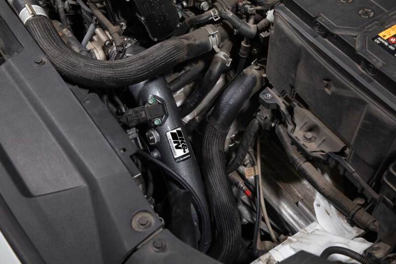 K&N 20-22 Hyundai Veloster N 2.0L L4 Aluminum Charge Pipe Kit - Gunmetal Gray-thumbmail-2