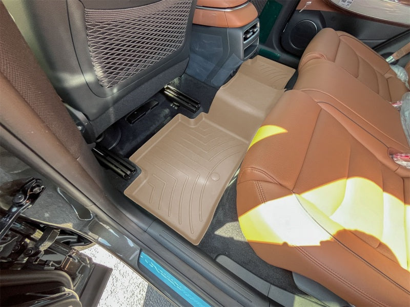 WeatherTech 2026 Genesis GV70 2nd Row Rear FloorLiner HP - Tan-thumbmail-3