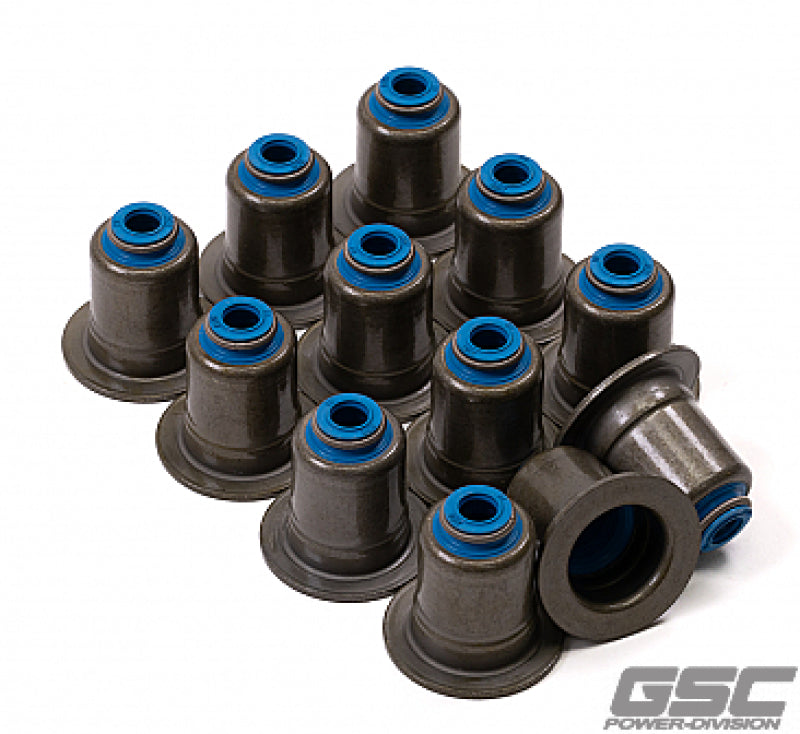 GSC P-D Toyota Supra/BMW B58/N54/S55 Viton Exhaust Valve Stem Seals - Set of 12-thumbmail-1