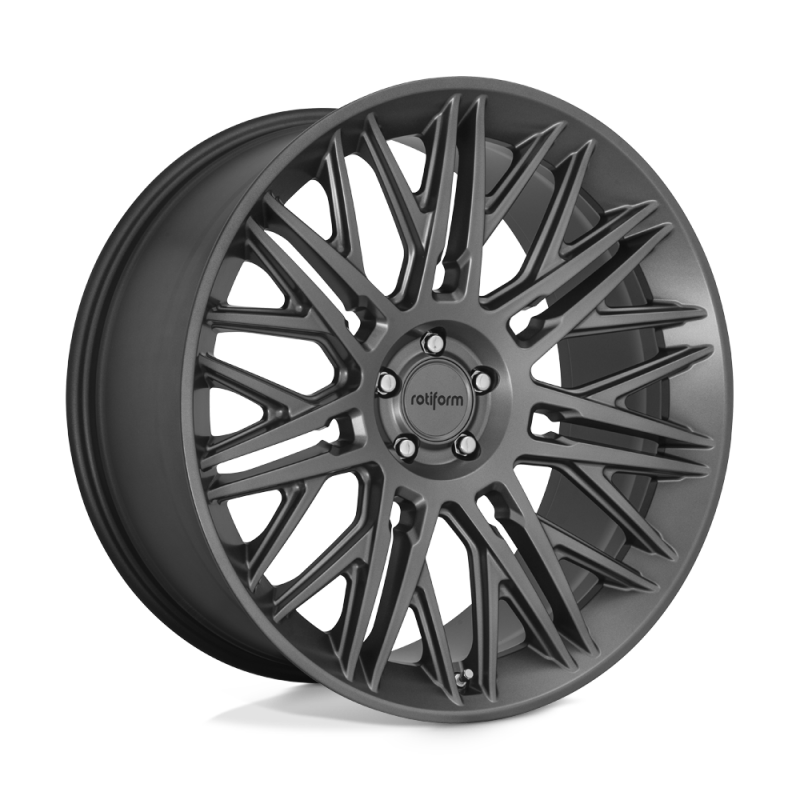 Rotiform R163 JDR Wheel 22x10 5x112 20 Offset - Matte Anthracite-thumbmail-1