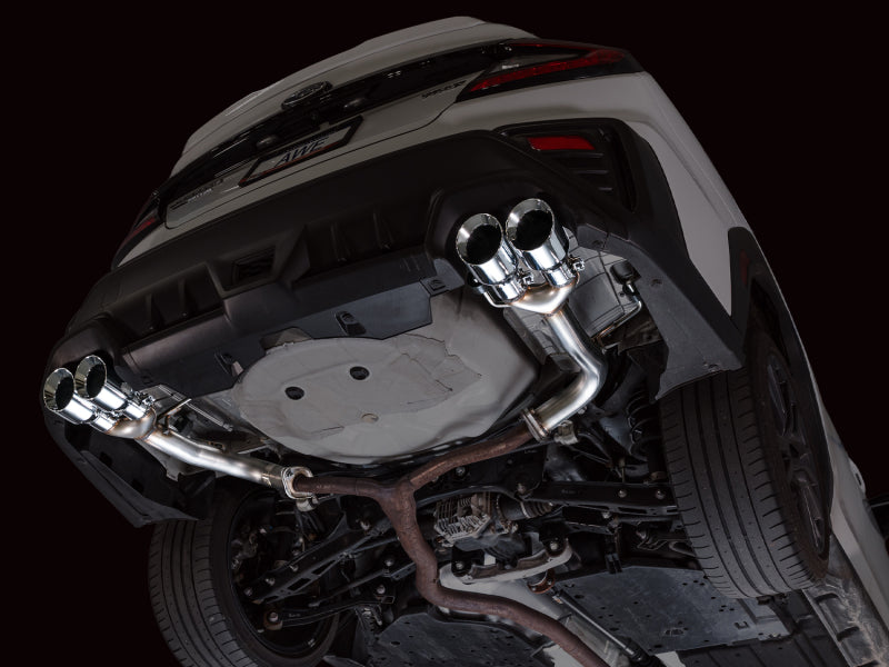 AWE Tuning 22-25 Subaru VB WRX Track Edition Axleback Exhaust - Chrome Silver Tips-thumbmail-2