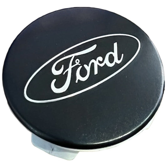 Ford Racing Ford Car Black & Chrome Wheel Center Cap Kit - Satin