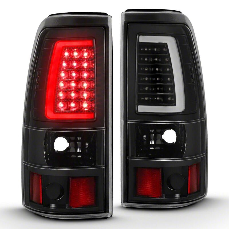 Raxiom 03-06 Chevrolet Silverado 1500 Fleetside Axial Series LED Tail Lights- Black - Clear Lens-thumbmail-1