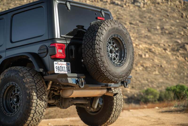 DV8 Offroad 18-23 Jeep Wrangler JL MTO Series Bumper Spare Tire Swing Gate-thumbmail-4