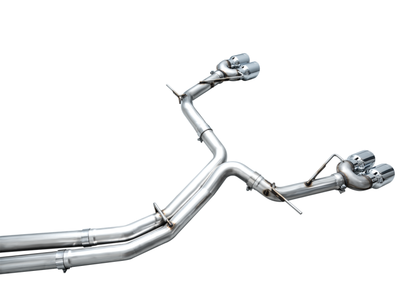 AWE Tuning 19-23 Audi C8 S6/S7 2.9T V6 AWD Track Edition Exhaust - Chrome Silver Tips-thumbmail-12
