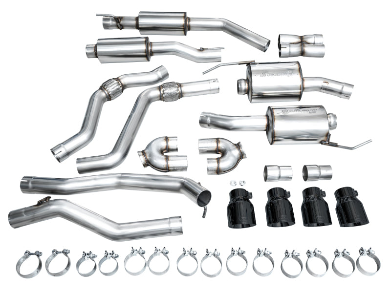 AWE Tuning 2020+ Ford Explorer ST Touring Edition Exhaust w/ Diamond Black Tips-thumbmail-14