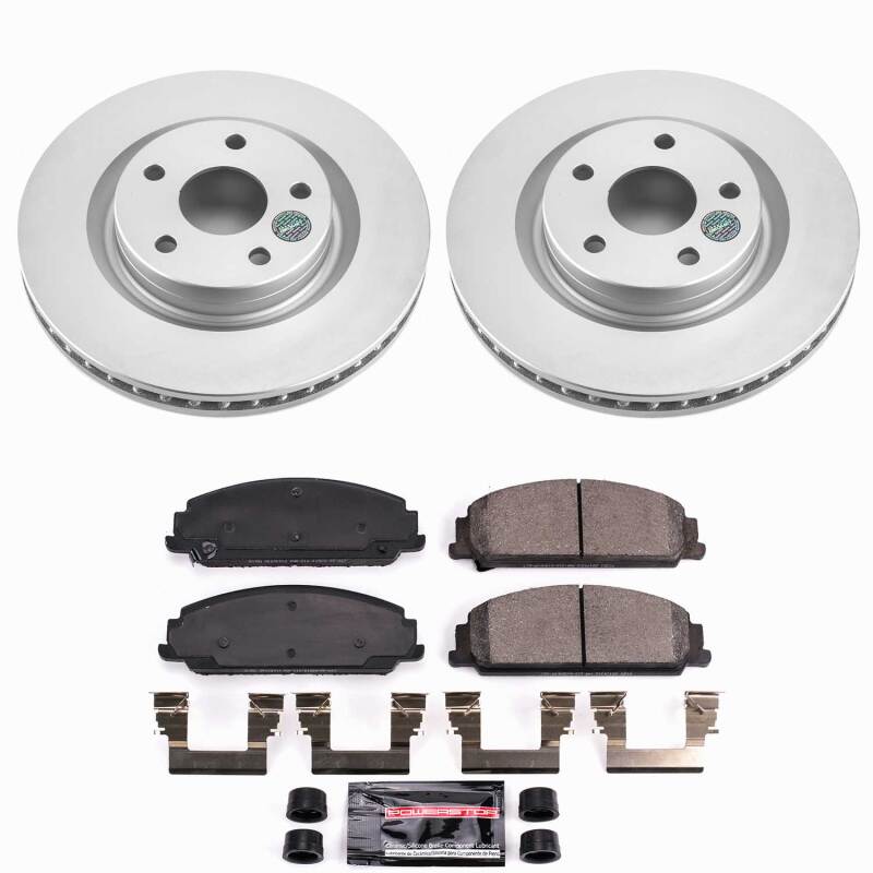 Power Stop 08-09 Pontiac G8 Front Z23 Coated Brake Kit-thumbmail-1