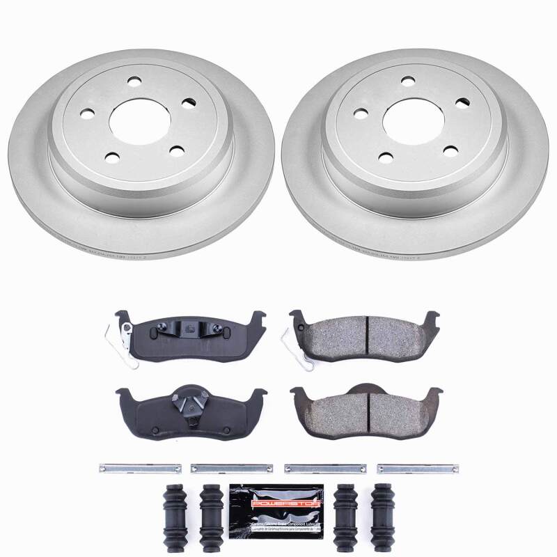 Power Stop 06-10 Jeep Commander Rear Z23 Coated Brake Kit-thumbmail-1