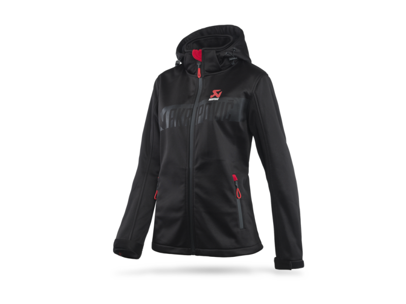 Akrapovic Womens Corpo Softshell Jacket Black - 2XL-thumbmail-1