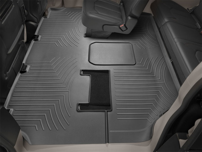 WeatherTech 15-20 Audi A3 (Sedan) / 15-20 S3 (Incl 17-20 RS3) Rear FloorLiner HP - Black (2pc Liner)-thumbmail-1