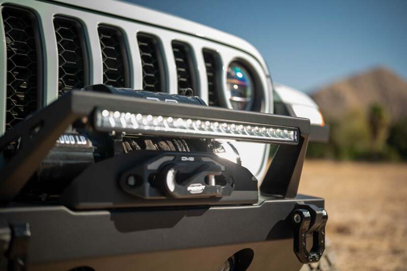 DV8 Offroad 20in Halo Elite Single Row Light Bar with Accent Light - White/Amber-thumbmail-5