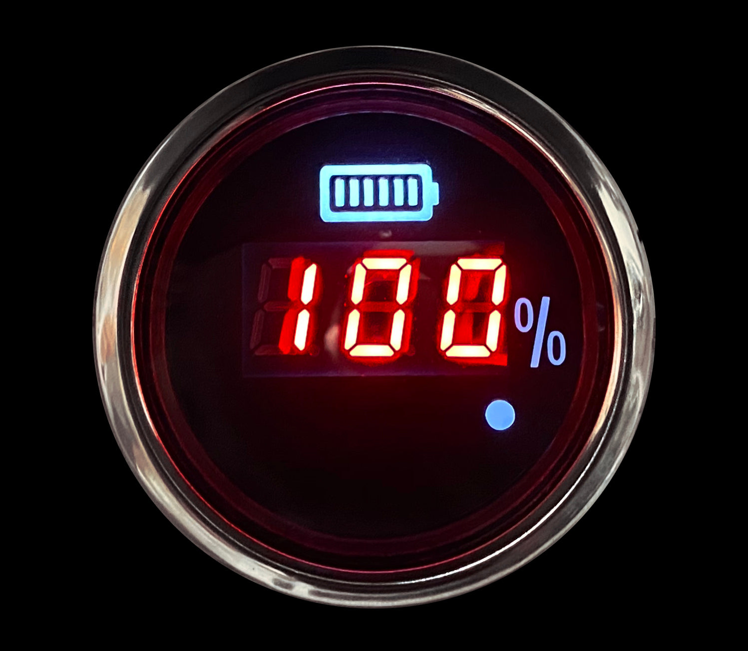 2-1/16" Waterproof Digital Golf Cart state of Charge Meter 36/48 Volt-thumbmail-1