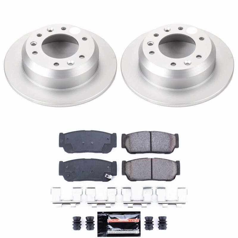 Power Stop 2007 Hyundai Entourage Rear Z23 Coated Brake Kit-thumbmail-1