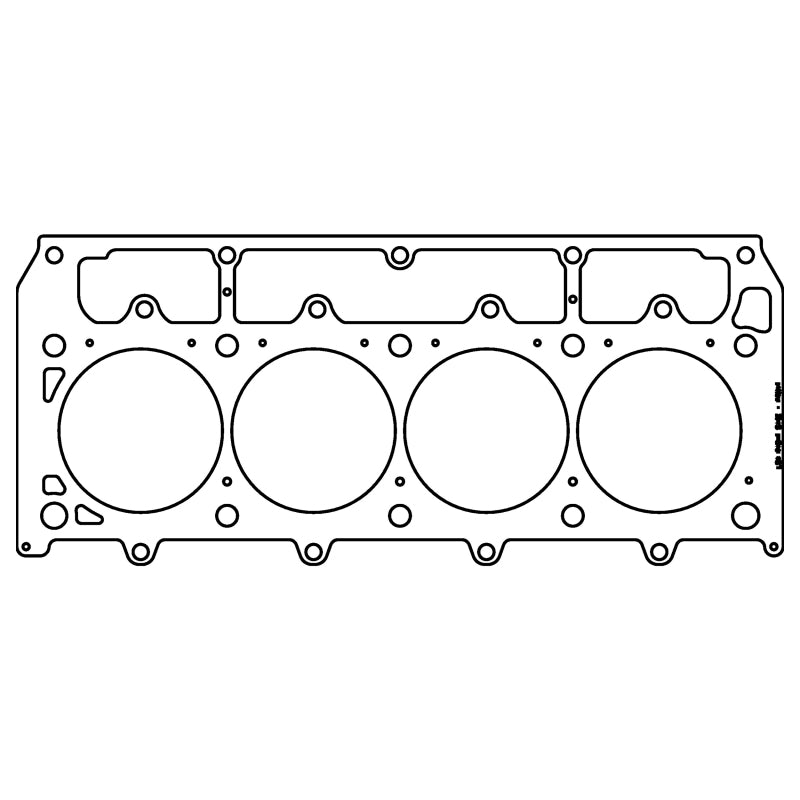 Cometic GM LSX Gen-4 Small Block V8 .040in MLX Cyl Head Gskt-4.165in Bore-1/2in and 3/8in Studs-RHS-thumbmail-1