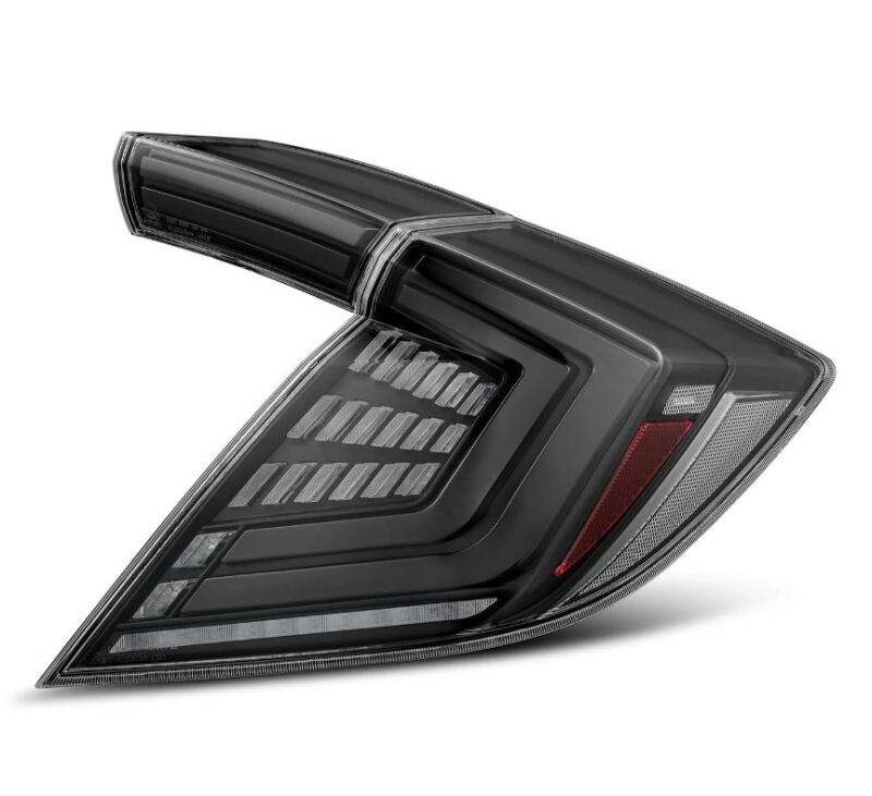 AlphaRex 16-21 Honda Civic Hatchback/ Type-R FK8 Nova-Series LED Tail Lights (Pair) - Black-thumbmail-2