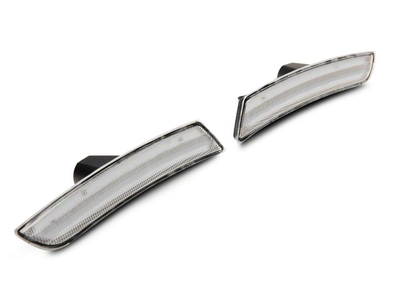 Raxiom 16-23 Chevrolet Camaro Axial Series LED Front and Rear Side Markers- Clear-thumbmail-2