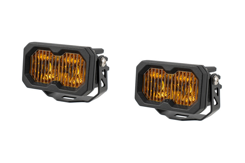 Diode Dynamics C2 2.0 Pro Yellow SAE Fog/Wide Standard ABL (pair)-thumbmail-1
