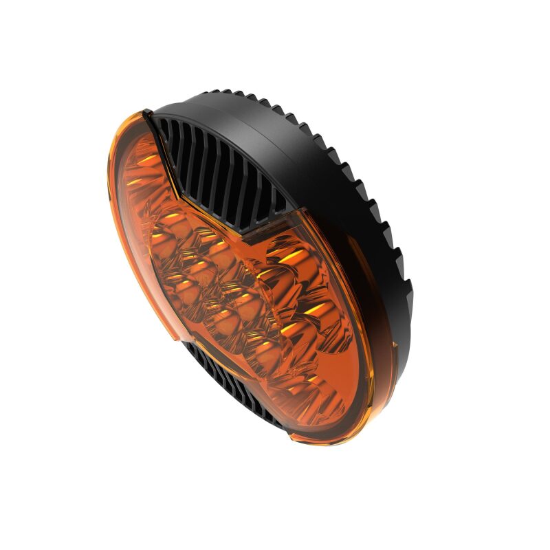 KC HiLiTES SlimLite 8in. LED Light Shield (Shield Only) - Amber-thumbmail-7