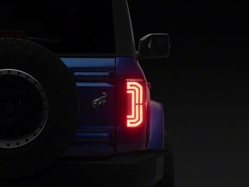 Raxiom 21-26 Ford Bronco LED Tail Lights- Black Housing- Clear Lens-thumbmail-3