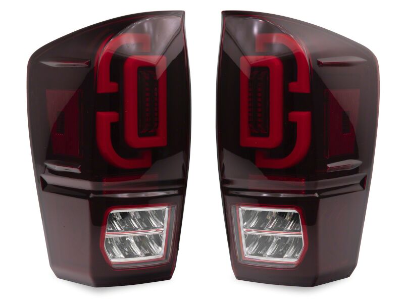 Raxiom 16-23 Toyota Tacoma XW Series Sequential LED Tail Lights- Black Housing- Red Lens-thumbmail-2