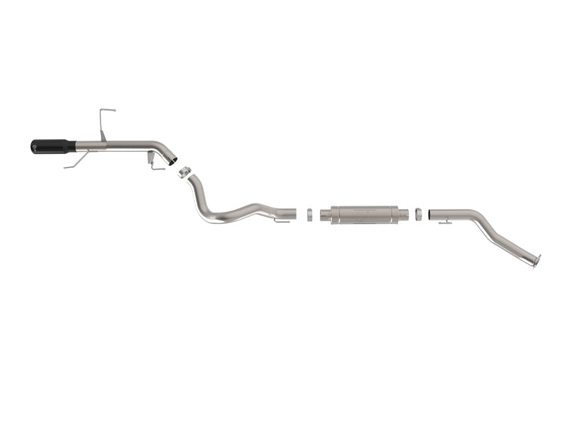 aFe 22-26 Toyota Land Cruiser (J300) Vulcan Series 3in Stainless Steel Exhaust System w/ Black Tip-thumbmail-4