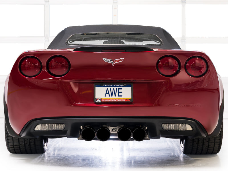 AWE Tuning 09-13 Chevrolet Corvette 6.2L Track Edition Axle-back Exhaust w/ Diamond Black Tips-thumbmail-2