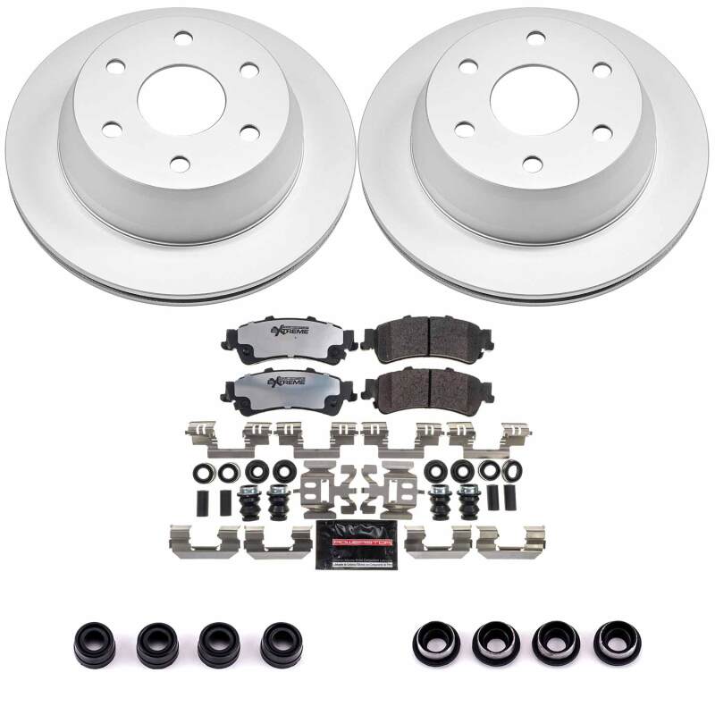 Power Stop 03-05 Chevrolet Astro Rear Z36 Coated Truck & Tow Brake Kit-thumbmail-1