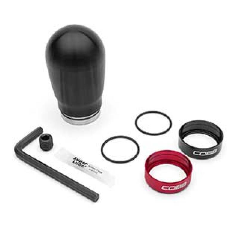 Cobb 12-16 FR-S / 2012+ BRZ / 2017+ GR86 / Focus ST+RS / Fiesta ST Tall Weighted COBB Knob - Black-thumbmail-2