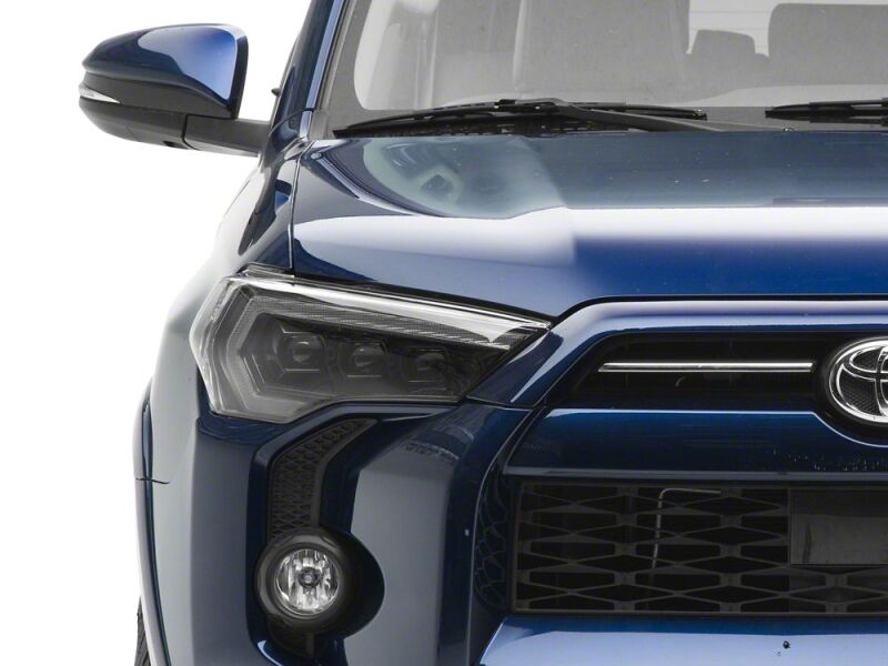 Raxiom 14-24 Toyota 4Runner CXR Series LED Headlights with Amber DRL- Black Housing- Clear Lens-thumbmail-2