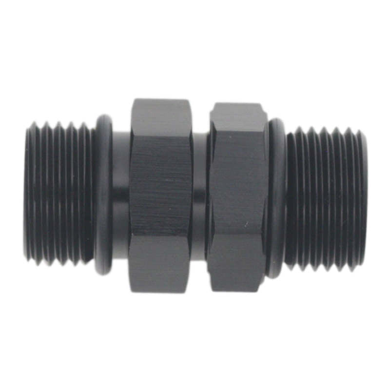 DeatschWerks 8AN ORB Male to 8AN ORB Male Swivel Adapter - Anodized Matte Black-thumbmail-1