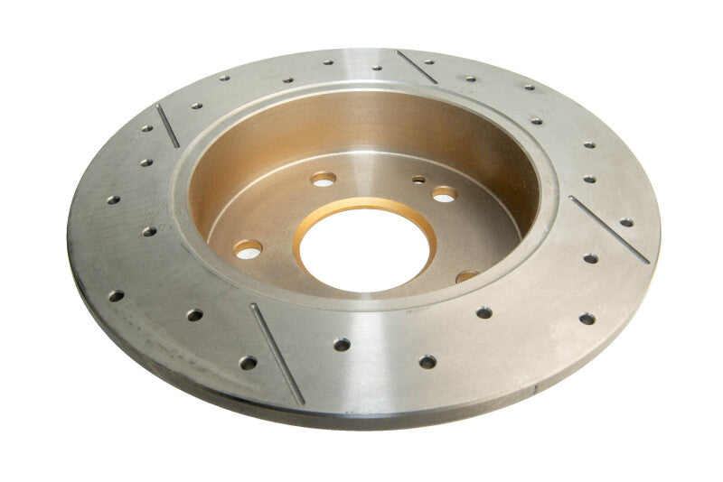 DBA 97-01 Acura Integra Type R Rear Drilled & Slotted Rotor (w/Gold Hat)-thumbmail-2