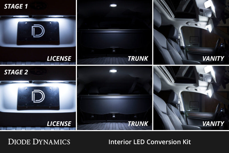 Diode Dynamics 10-17 Chevrolet Equinox Interior LED Kit Cool White Stage 1-thumbmail-2