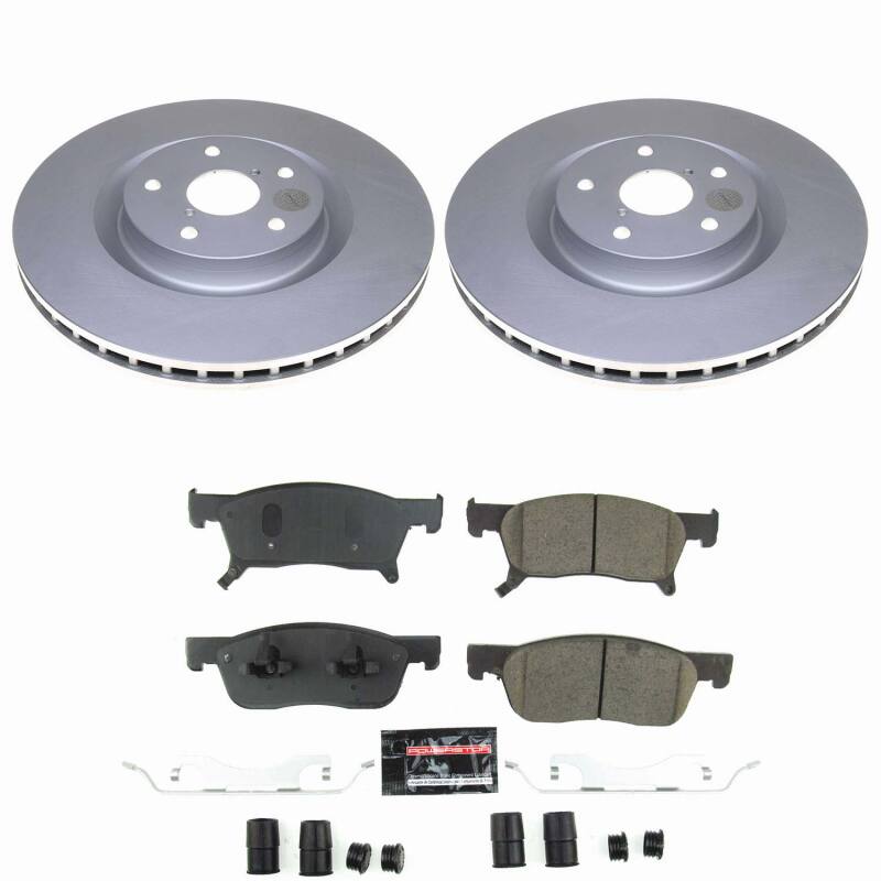 Power Stop 19-24 Subaru Ascent Front Z23 Coated Brake Kit-thumbmail-1