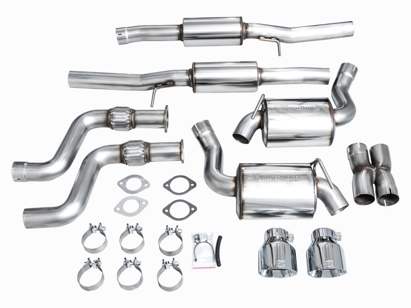 AWE 2023 Nissan Z RZ34 RWD Touring Edition Catback Exhaust System w/ Chrome Silver Tips-thumbmail-15