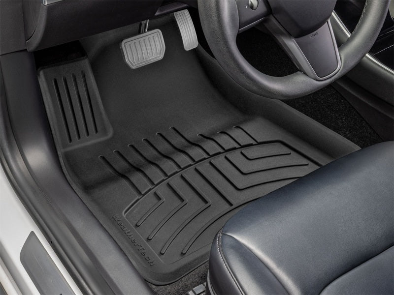 WeatherTech 17-23 Tesla Model 3 1st Row Front FloorLiner HP - Black-thumbmail-3