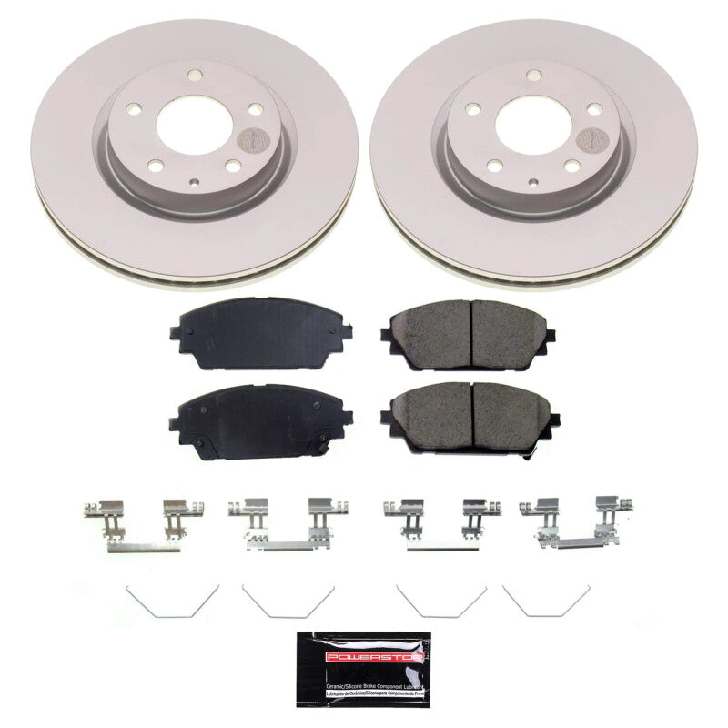Power Stop 19-23 Mazda 3 Front Z17 Coated Brake Kit-thumbmail-1