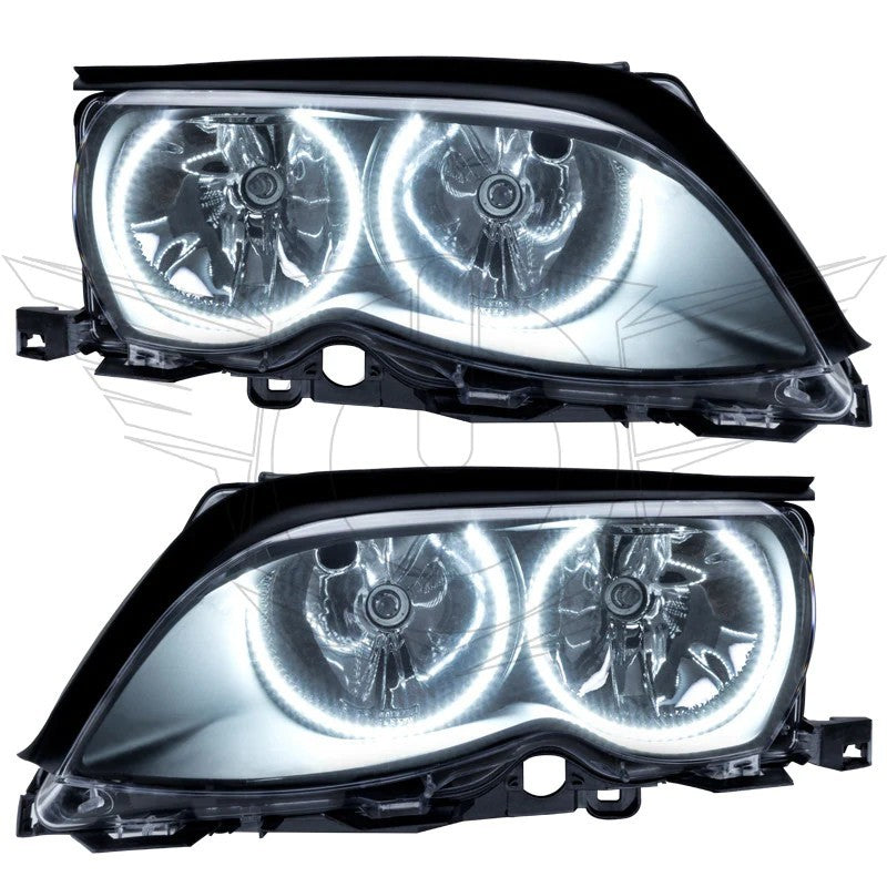 Oracle 02-05 BMW 3 Series SMD HL - Black - ColorSHIFT w/ BC1 Controller-thumbmail-1