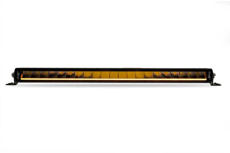 DV8 Offroad 20in Halo Elite Single Row Light Bar with Accent Light - White/Amber-thumbmail-1