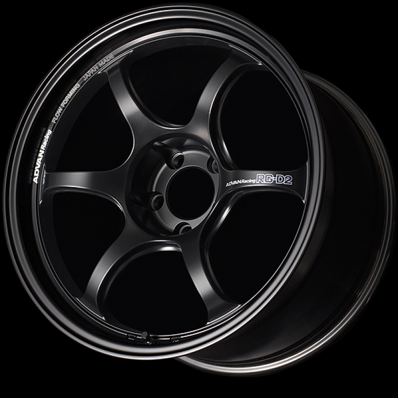 Advan RG-D2 18x8.0 / +48 Offset / 5-112 / 66.5mm Bore / Semi Gloss Black-thumbmail-1