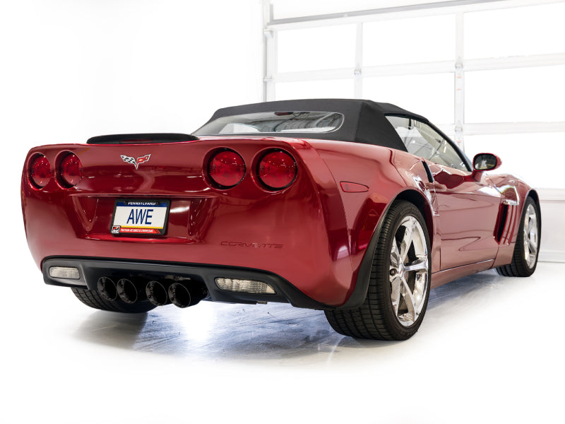 AWE Tuning 09-13 Chevrolet Corvette 6.2L Track Edition Axle-back Exhaust w/ Diamond Black Tips-thumbmail-3