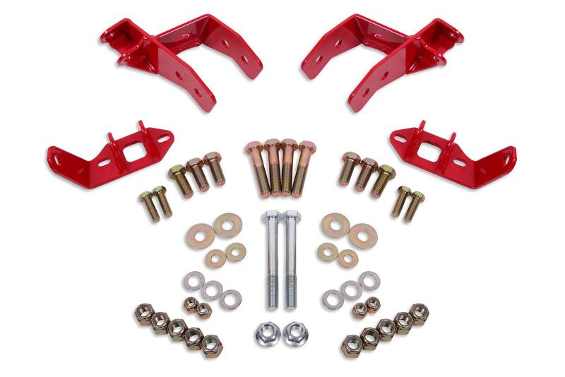BMR 78-87 G-Body Coilover Conversion Kit Rear Non-adj Shock Mount w/o CAB - Red-thumbmail-1