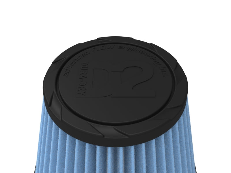 aFe POWER Universal Clamp-On Air Filter w/ D2 Dura-Dry Media - 4in F x 6in B x 4in T x 5in H-thumbmail-3