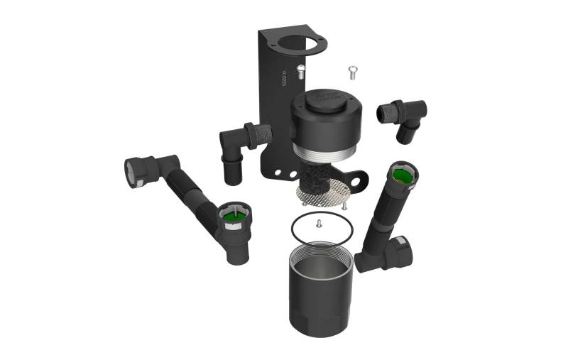 K&N 15-23 Dodge Challenger 6.2L V8 / 15-23 Dodge Charger 6.2L V8 Oil Catch Can-thumbmail-7