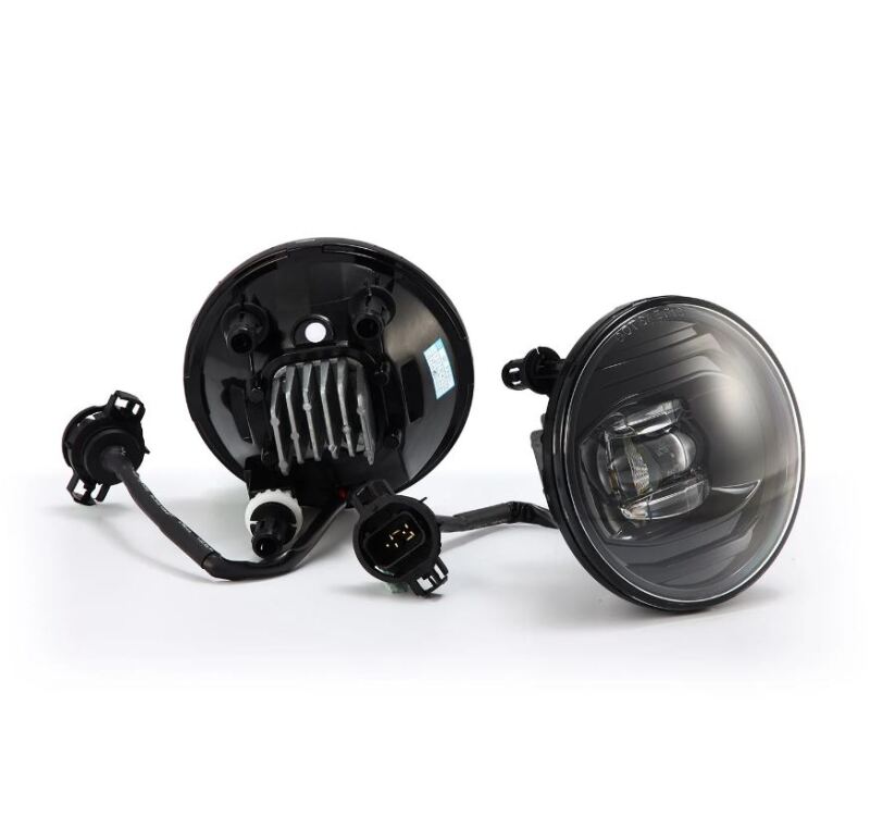 AlphaRex Universal Chevrolet/GMC/Pontiac DoubleTap Dual Color LED Projector Fog Lights - White/Amber-thumbmail-2